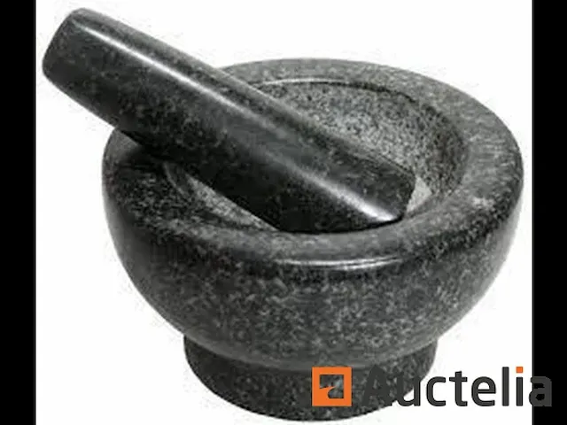 Inno cuisinno - vijzel - graniet - ø 11,5 cm - h 9,5 cm - afbeelding 2 van  5