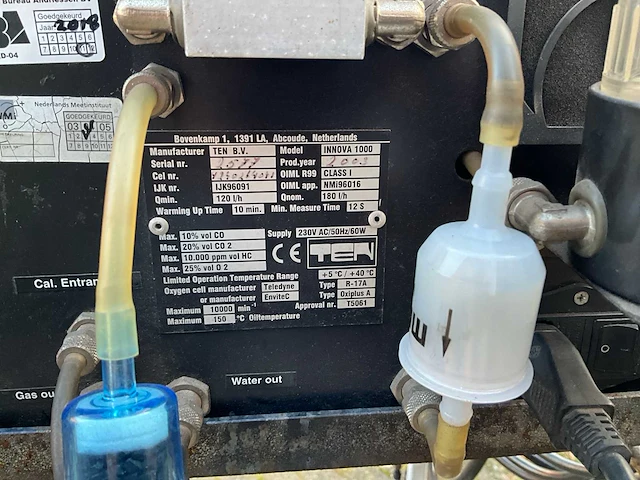 Innova - 1000 - 4 gas analyse toestel - geijkt in 2024 - afbeelding 8 van  11