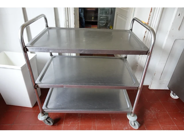 Inox afruimkar - afbeelding 1 van  3