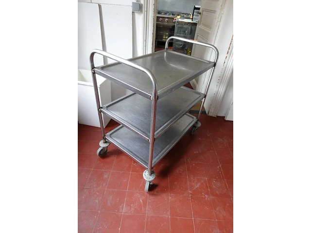 Inox afruimkar - afbeelding 2 van  3