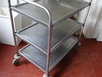 Inox afruimkar - afbeelding 2 van  3