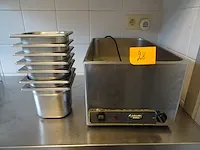 Inox bain-marie roller grill - afbeelding 1 van  4