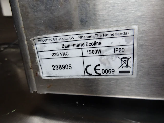 Inox bainmarie hendi - afbeelding 4 van  4