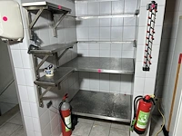 Inox banken en legbanken met beugels - afbeelding 1 van  1