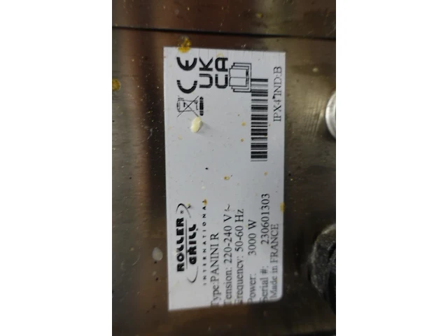 Inox contactgrill roller grill - afbeelding 5 van  5