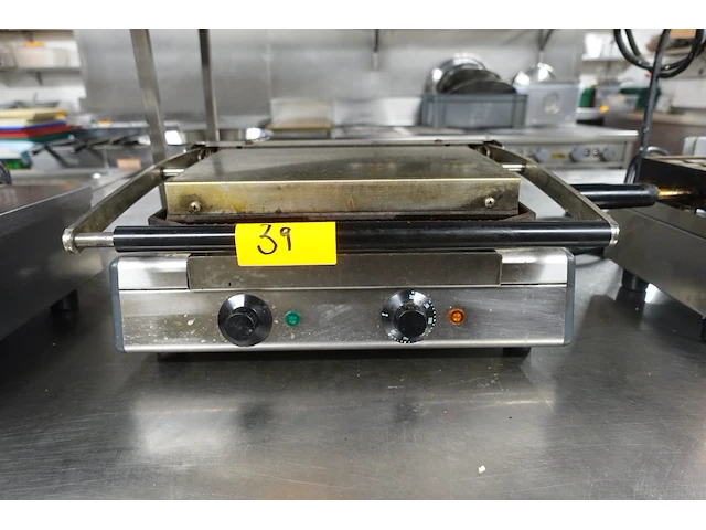 Inox contactgrill - afbeelding 1 van  4