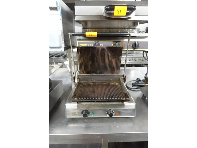 Inox contactgrill - afbeelding 3 van  4