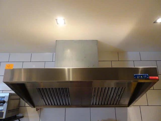 Inox dampkap gastro m - afbeelding 1 van  4