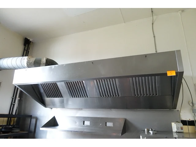 Inox dampkap + inox ligger - afbeelding 1 van  2