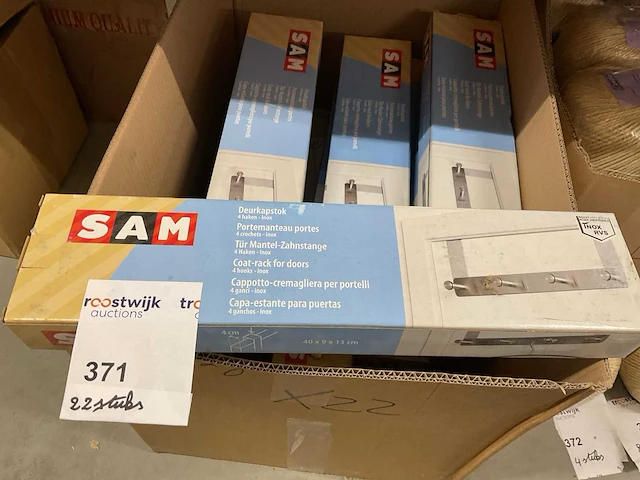 Inox deur kapstokken - afbeelding 1 van  4