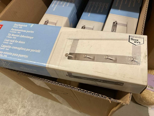 Inox deur kapstokken - afbeelding 3 van  4