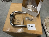 Inox deurkrukken - afbeelding 1 van  4