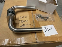 Inox deurkrukken - afbeelding 2 van  4