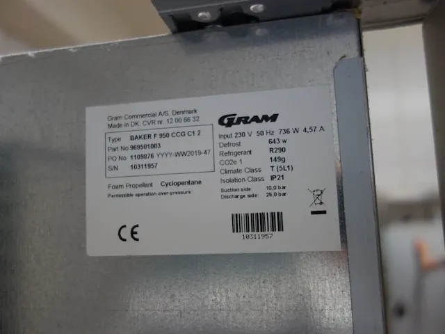Inox diepvriezer gram - afbeelding 4 van  4