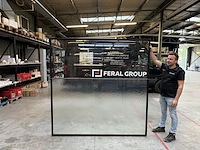 Inox douchewand afgemastikeerd