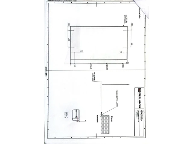 Inox douchewand afgemastikeerd - afbeelding 6 van  7