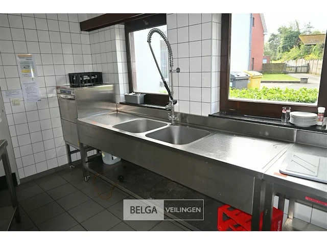 Inox dubbele wasbak - afbeelding 2 van  6