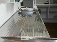 Inox dubbele wasbak - afbeelding 6 van  6