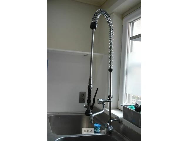 Inox dubbele wasbak - afbeelding 3 van  4