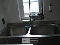 Inox dubbele wasbak - afbeelding 4 van  4