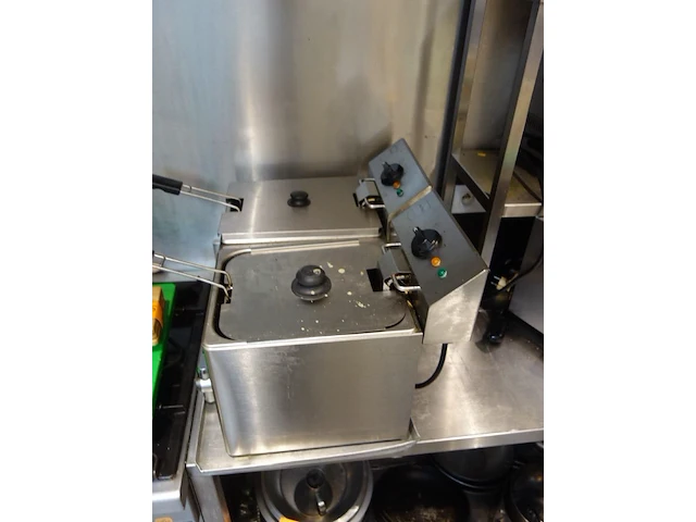 Inox dubbelle friteuse metro - afbeelding 2 van  3