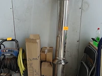 Inox dubbelwandige schoorsteen + toebehoren - afbeelding 1 van  10