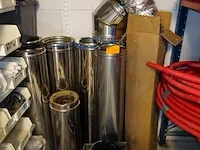 Inox dubbelwandige schouw-onderdelen - afbeelding 1 van  2