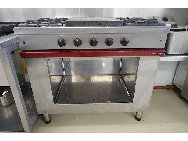 Inox gasfornuis ambassade - afbeelding 1 van  5