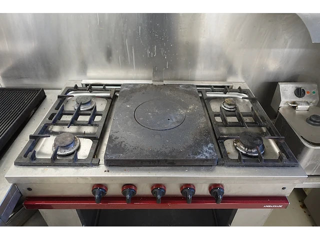 Inox gasfornuis ambassade - afbeelding 2 van  5