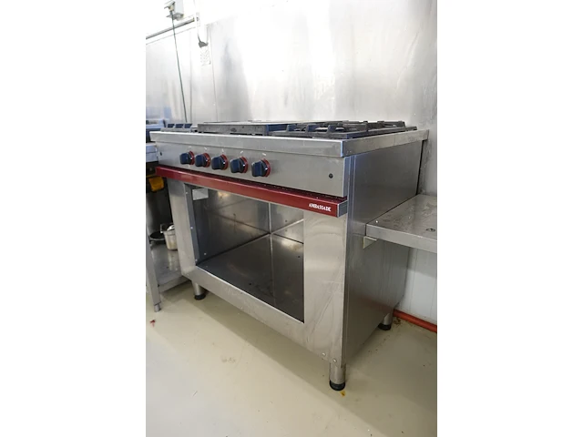 Inox gasfornuis ambassade - afbeelding 5 van  5