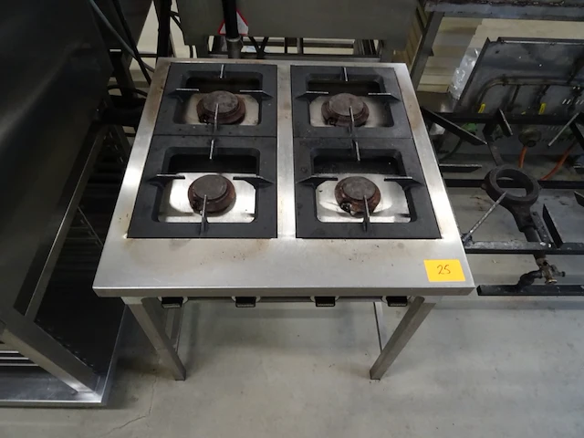 Inox gasfornuis sonarema fondex - afbeelding 3 van  6