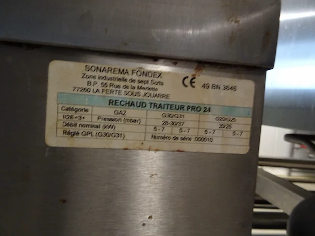 Inox gasfornuis sonarema fondex - afbeelding 6 van  6