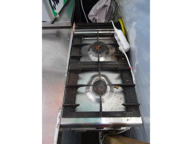 Inox gasfornuis zanussi - afbeelding 2 van  2