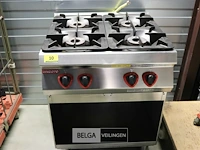 Inox gasfornuis - afbeelding 1 van  2