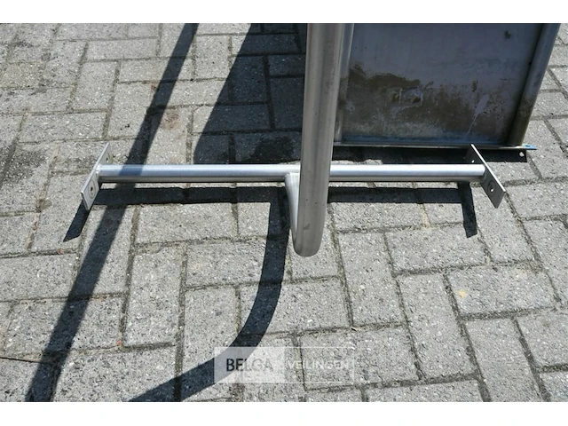 Inox glijbaan + leuning - afbeelding 4 van  6