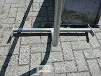 Inox glijbaan + leuning - afbeelding 4 van  6