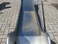 Inox glijbaan + leuning - afbeelding 5 van  6