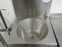 Inox handenwasser vv kniebediening - afbeelding 1 van  2