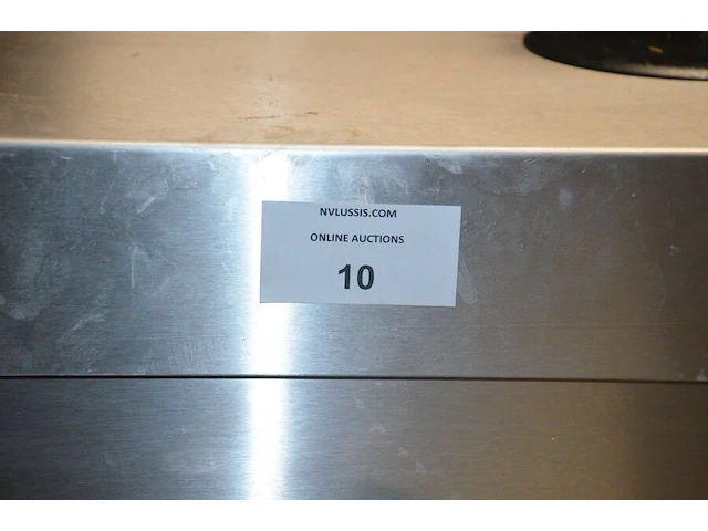 Inox hangkast met 2 schuifdeuren 160x40x60 (34) - afbeelding 3 van  4