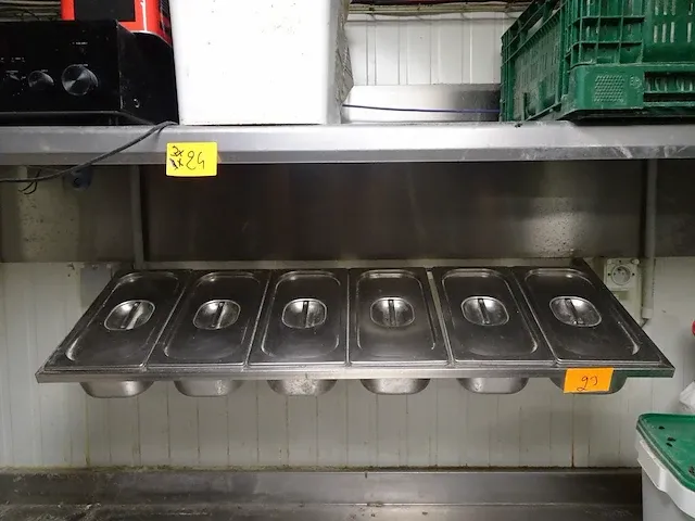 Inox houer voor gn bakken - afbeelding 1 van  3