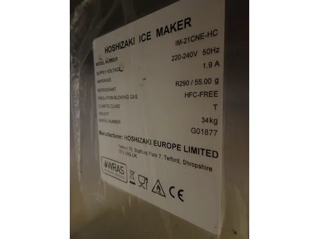 Inox ijsblokmachine hishozaki - afbeelding 5 van  5