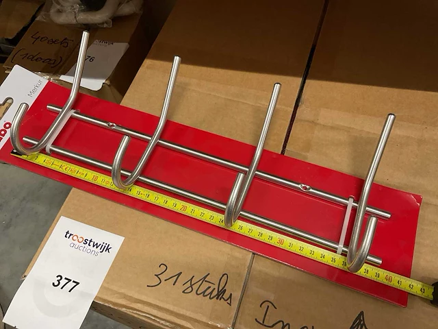 Inox kapstokken - afbeelding 4 van  4
