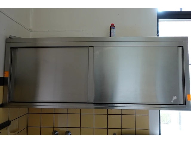 Inox kast vv schuifdeuren - afbeelding 1 van  3