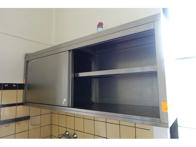 Inox kast vv schuifdeuren - afbeelding 2 van  3
