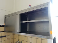 Inox kast vv schuifdeuren - afbeelding 2 van  3