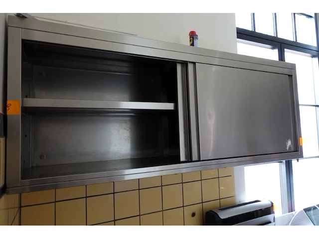Inox kast vv schuifdeuren - afbeelding 3 van  3
