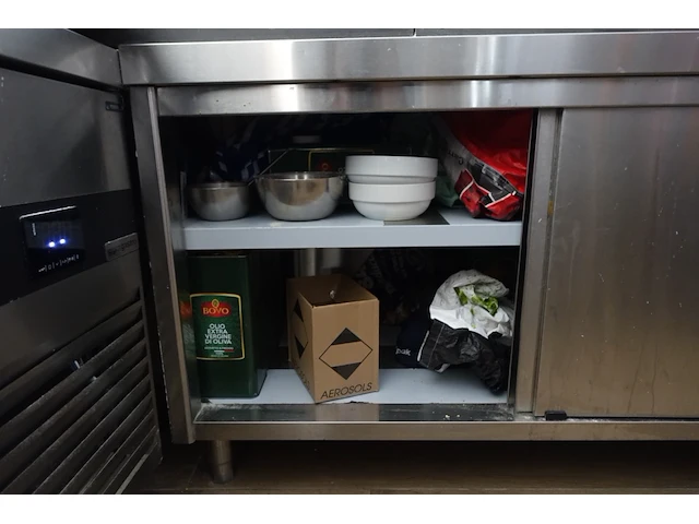 Inox kast/werkbank ggmgastro - afbeelding 2 van  4