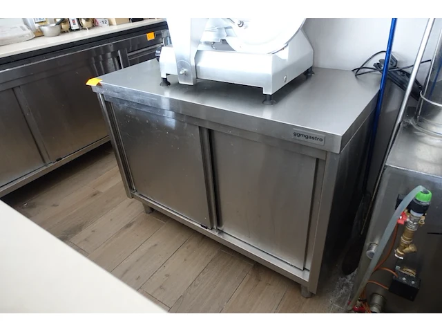 Inox kast/werkbank - afbeelding 2 van  4