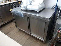 Inox kast/werkbank - afbeelding 2 van  4