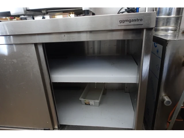 Inox kast/werkbank - afbeelding 3 van  4